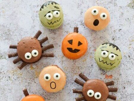 Atelier enfants macarons d’Halloween
