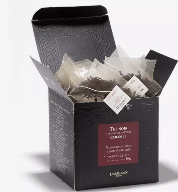 Thé noir caramel 25 sachets - DAMMANN FRERES