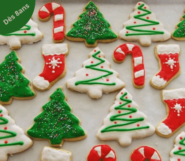 Atelier enfant biscuits de Noël