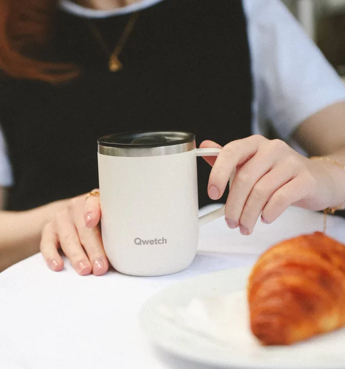 Mug isotherme 350ml - QWETCH latte matcha
