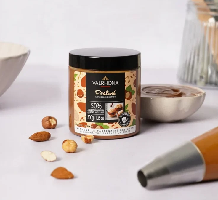 Praliné amandes noisettes fruité 50% 300g - VALRHONA