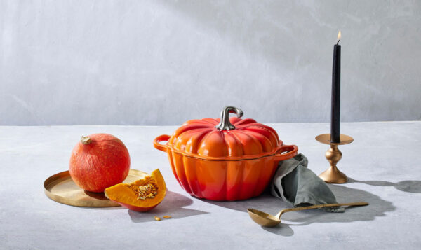 Cocotte citrouille en fonte émaillée - LE CREUSET