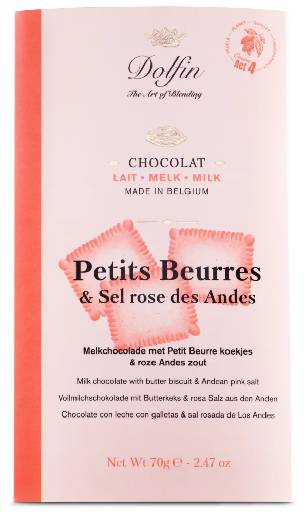 Tablette de chocolat au lait petits beurres - DOLFIN