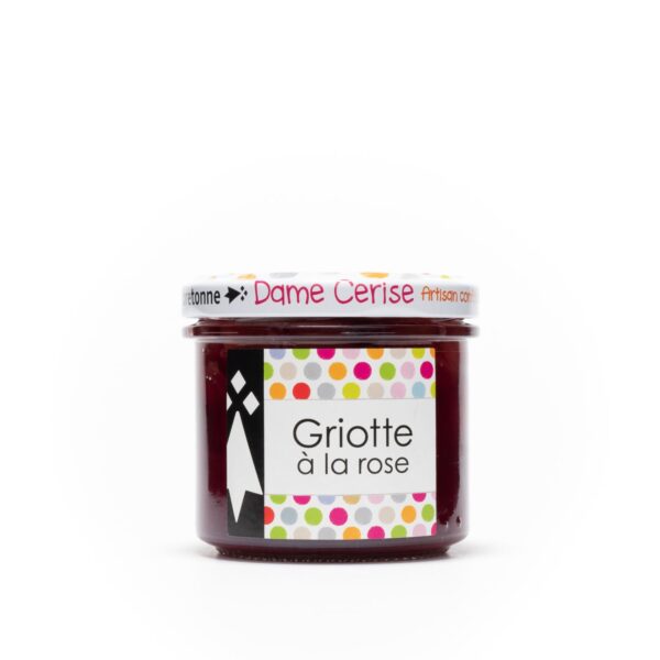 Confiture griotte à la rose - DAME CERISE