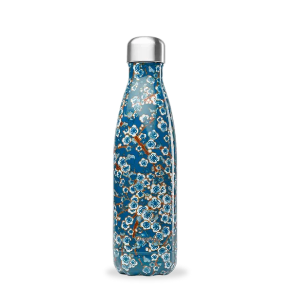 Bouteille isotherme Originals flowers bleu 500ml - QWETCH