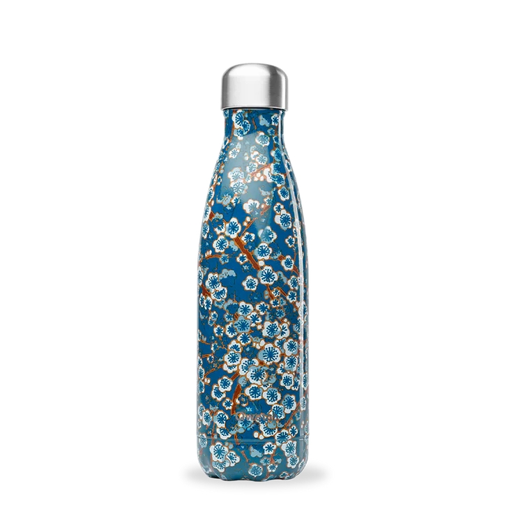 Bouteille isotherme Originals flowers bleu 500ml - QWETCH