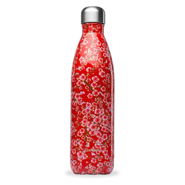 Bouteille isotherme Originals flowers rouge - QWETCH