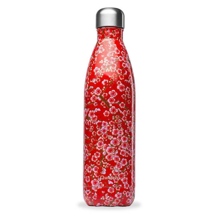 Bouteille isotherme Originals flowers rouge - QWETCH