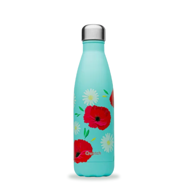Bouteille isotherme Originals coquelicot 500ml - QWETCH
