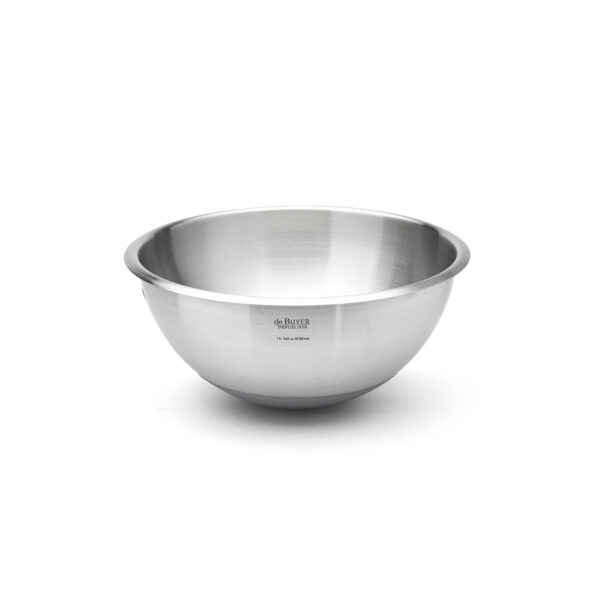 Bassine demi sphérique cul-de-poule en inox - DE BUYER