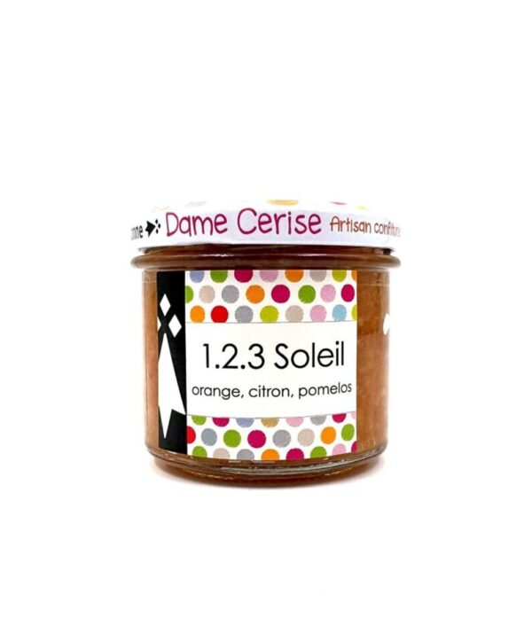 Confiture "1.2.3 soleil" 135g - DAME CERISE