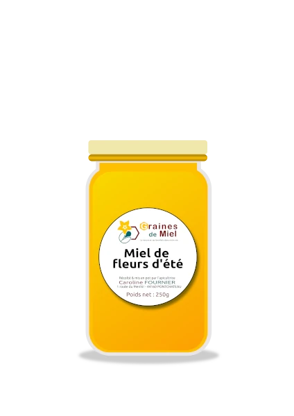 Miel de fleurs d'été - GRAINES DE MIEL
