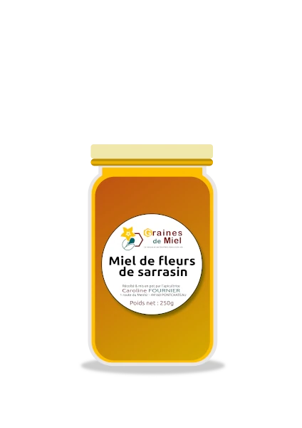Miel de fleurs de sarrasin - GRAINES DE MIEL