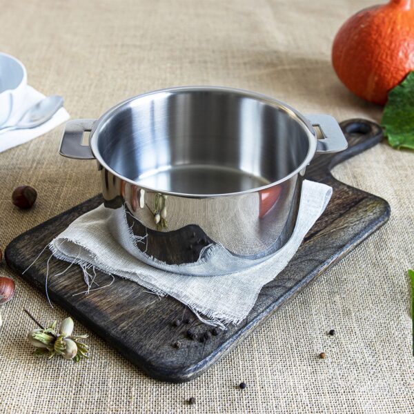 Casserole en inox Mutine amovible - CRISTEL