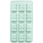 Moule silicone oursons guimauve x12 - SCRAPCOOKING Moule en silicone Scrapcooking avec 12 empreintes en forme d’oursons pour guimauves et chocolats maison.