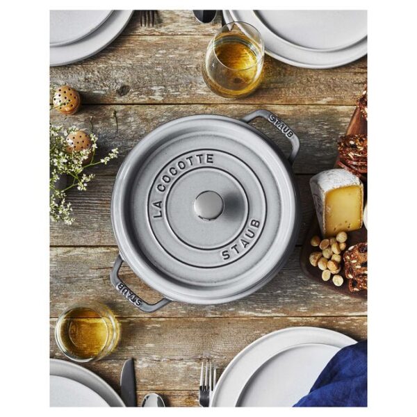 Cocotte ronde en fonte émaillée - STAUB