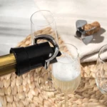 Accessoire Vacu Vin Champagne Saver & Server – bouchon hermétique et verseur anti-goutte pour conserver la fraîcheur du champagne