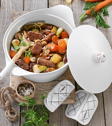 incroyable cocotte fonte blanc ultra légère cookut