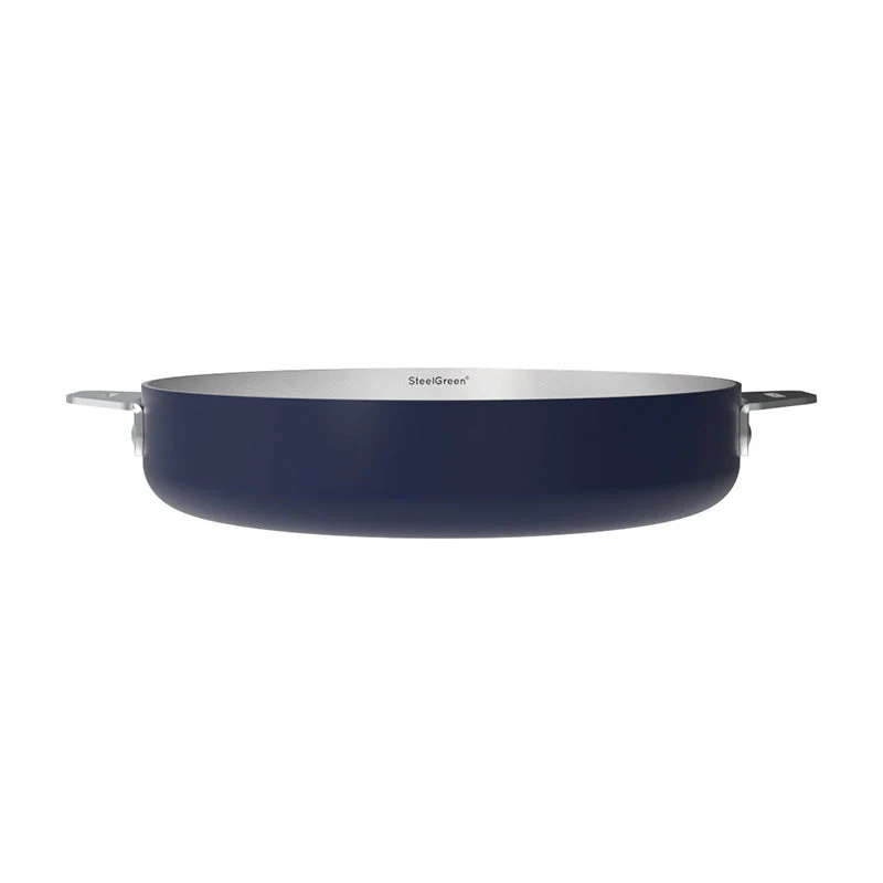 La merveilleuse poêle en inox ø24cm myrtille - COOKUT