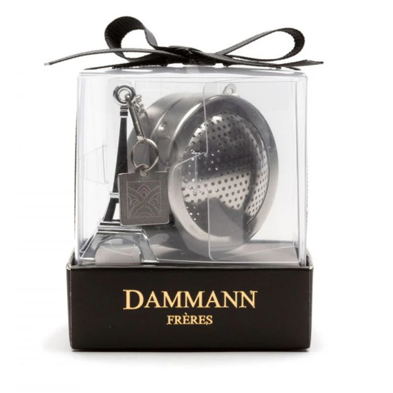boule-a-the-tamis-tour-eiffel-dammann-freres Boule à thé Tour Eiffel Dammann – infuseur en acier inoxydable perforé avec chaînette terminée par une miniature de la Tour Eiffel
