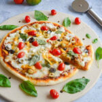 pierre-a-pizza cookut Pierre à pizza Crispiz Cookut 38 cm, cordiérite perforée, chaleur uniforme, croûte croustillante, ne passe pas au lave‑vaisselle