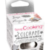Pot de colorant de surface argenté ScrpaCooking 5 g, poudre métallique pour décoration sucrée.