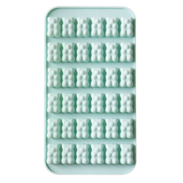Moule silicone Scrapcooking pour mini bonbons en forme d’oursons, 36 cavités, antiadhérent.