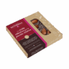 Tablette de chocolat Monbana « Les petites attentions font les grandes relations » : rectangle chocolat noir parsemé d’amandes caramélisées et éclats de cacao