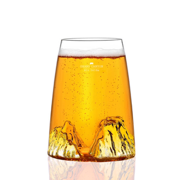 Verre design TOPOGRAPHIC Grand Canyon – verre en relief topographique, idéal pour whisky, boissons et idée cadeau homme.