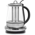 Théière électrique RIVIERA ET BAR BTH690 sencha zen inox – capacité 1,20 L avec programmes d’infusion.