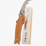 Capture d'écran 2025-12-24 115508 Couteau à fromage Rhino – Roger Orfèvre : couteau chic et pratique à lame inox et manche en bois d’olivier, idéal pour découper et servir tous types de fromages avec style.