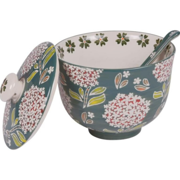 Bol à soupe Cottage avec couvercle et cuillère - TABLE PASSION