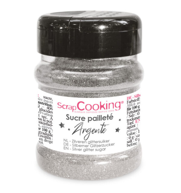 Sucre pailleté argenté - SCRAPCOOKING