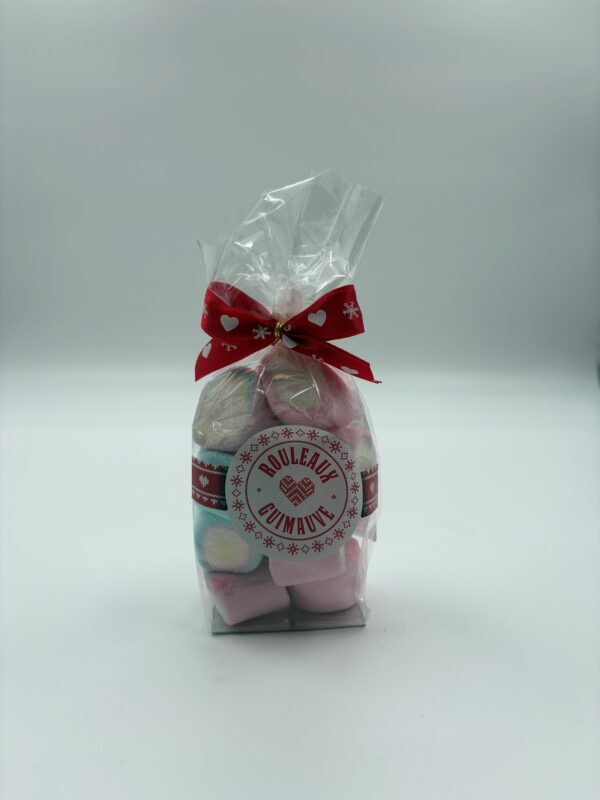 Sachet de rouleau de guimauve 45 g Maison DV – confiserie tendre et fondante de la gamme Voyages Gourmands.