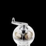 Moulin à muscade Peugeot Tidore transparent 11 cm pour noix de muscade fraîche