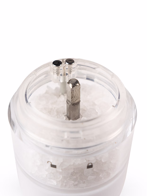 Moulin à sel électrique Peugeot Alaska blanc 17 cm avec lumière intégrée