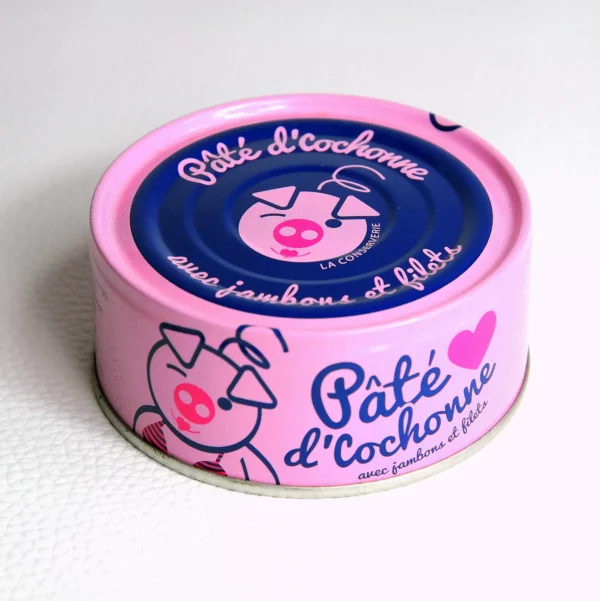 Boîte de terrine Le Pâté d’cochonne 156 g, pâté de porc artisanal breton