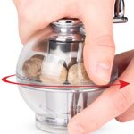 Moulin à muscade Peugeot Tidore transparent 11 cm pour noix de muscade fraîche