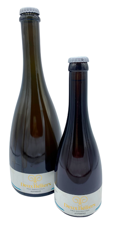 Bière artisanale Hespérides Session IPA blonde aux houblons Cascade Citra et Simcoe 4,8 %