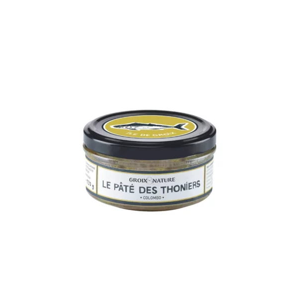 Bocal de pâté des thoniers colombo Groix & Nature spécialité bretonne