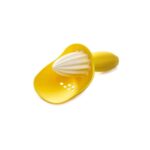 Presse‑agrumes Catcher JOSEPH JOSEPH jaune avec récupérateur de pépins pour extraction de jus d’agrumes