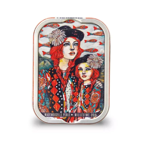 Boîte de Sardines Millésimées 2019 « Mlle Perle et Capucine au Pérou » – La Perle des Dieux 115 g